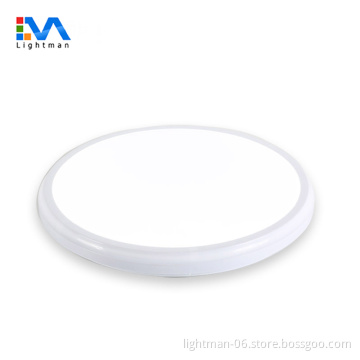 24W Microwave Sensor Round LED Ceiling Light